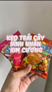 [HCM] KẸO CỨNG HÌNH NHẪN KIM CƯƠNG VỊ TRÁI CÂY NHẬT BẢN THƠM NGON MÀU SẮC BẮT MẮT