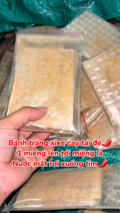 [LOẠI NGON TÂY NINH] Combo 20 bịch Bánh Tráng Xì Ke  mini Lắc Muối Sặc Nhuyễn Xì Ke Khô Siêu Cay Tây Ninh thơm ngon