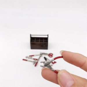 Miniature Dollhouse Furniture Scene Model Realistic Tool Box Simulation Accessories for Collectors And Children over 14