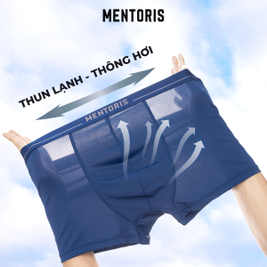 COMBO 3 Quần Boxer quần sịp đùi Thun Lạnh Cao cấp MENTORIS Thoáng Mát Siêu Co Dãn CB3MBX08