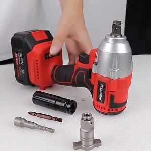 Carller Electric Brushless Impact Wrench Adapter Drill Bit Chrome Vanadium Steel Spanner Shaft Conversion Head Tool Accessories