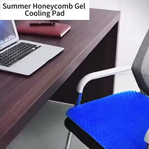 Gel Seat Cushion Honeycomb Breathable Silicone Cooling Chairs Silicone Honeycomd Cushion Ice Pad