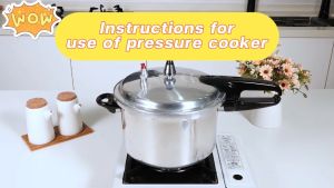 Pressure cooker 80kpa high pressure mini pressure cooker vacuum pressure cooker for 2-8 people Applicable to: gas stove electric stove 80kpa high pressure design speed up the stewing of ingredients fast cooking Capacity: 3.5L/4.3L/5.2L/7.3L/9L/11L