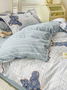 LINGYUN | 100 Cotton Cartoon Bedding Set