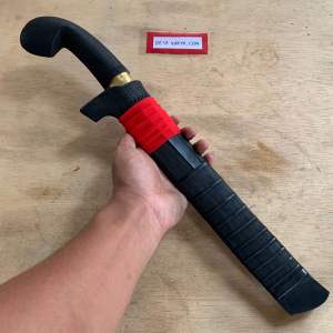 Golok Banten baja per pepet tanduk golok silat jawara Banten