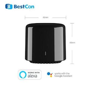 BroadLink | Broadlink Rm4c Mini WIFI IR RM4 BestCon Smart Home Universal Remote for Air Conditioner TV Voice Control by Alexa Google Home