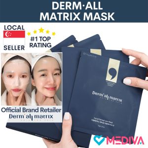 KOREA Sleeping Collagen Mask Dermall Matrix (EXP 2027) | Derm-all Facial Care Whitening Calming Regenerating | Mediva