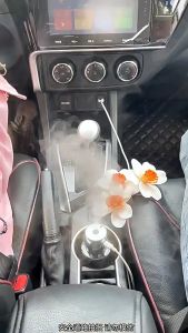 Car Perfume Multifunction Fragrance Intelligent Car Air Diffuser Smart Rechargeable Air Freshener Car Accessorie Deodor Pewangi Kereta Eliminate Odor 160ml