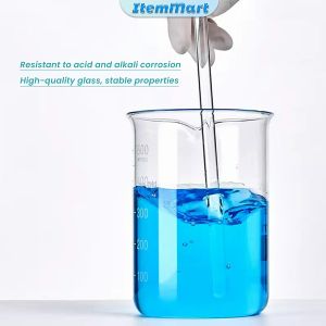 ItemMart Glass Stirring Rod Laboratory tools 10cm 20cm 30cm for Science Lab Kitchen Science Education