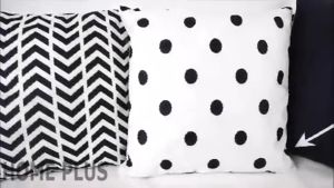 JEO HOME PLUS Throw Pillow Case 18x18inches black&white flamingo Square Pillow Case for Sofa Home Décor Cushion Cover soft square pillow Cover