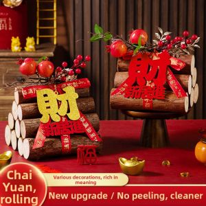 QIWEILANG | Moving Celebration Wooden Decorative Figurine