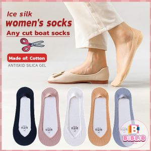 Ice Silk Women's Socks: Thin & Invisible Comfort