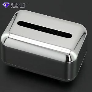 Tissue Box Gold/Kotak Tisu/Tissue Holder/Tempat Tisue/Tissue Box/Kotak Tisu