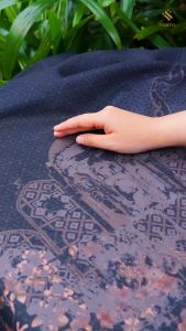 Tazbiya Scarf - Bukhara Series I Tazbiya Hijab Voal Motif Jahit Tepi
