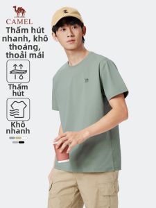 CAMEL | Áo Thun Nam Hút Mồ Hôi Cho Mùa Hè Thể Thao