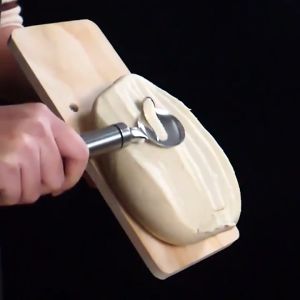 Dụng cụ cầm tay gọt cắt bột làm mì sợi tươi tại nhà nhanh chóng bằng inox cao cấpDụng Cụ Gọt Mì Cán Inox