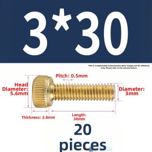BAIRUITE | Brass Hex Long Cylinder Head Screw