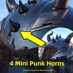 Decorative Simulated Devil Horn Cool Helmet Motor Scooter