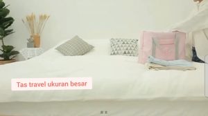 TAS TRAVEL BESAR LIPAT ANTI AIR / TRAVEL BAG / TAS HAND CARRY
