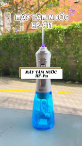 Máy tăm nước H2ofloss HF-11P Máy tăm nước áp lực phun 140 PSI Dung tích 300ml Kháng nước IPX7 Đổi Mới 30 Ngày Đầu