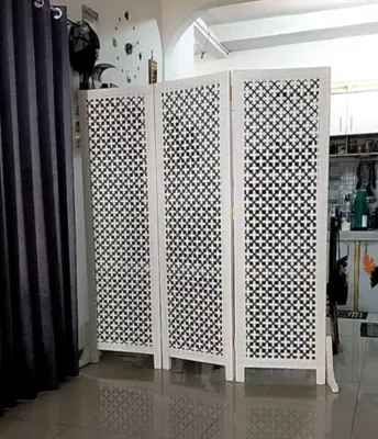 Sketsel Pembatas Ruangan Rotan Sintetis Sekat Ruangan Minimalis Murah