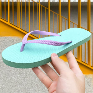 Casual Womens Bathroom Thong Slippers Beach-Ready Flat Heel PVC Upgraded Summer Sandals Breathable Waterproof Summer Shoes