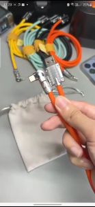 Kabel Data Fast Charging Putar / Rotasi 120W 6A USB Data Litive Type C Original High Quality