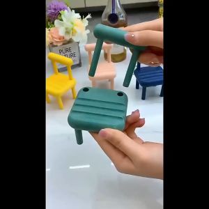 BizHome เก้าอี้ขนาดเล็กวางโทรศัพท์มือถือตกแต่งบ้าน แท่นวางมือถือ สีสันสดใส น่ารัก Mobile phone stents