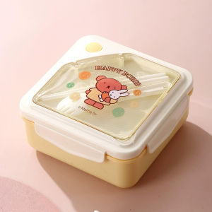 Miffy | Student Bento Box with Utensils Microwavable