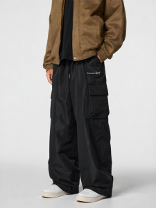 A chock | Insulated Loose Streetwear Down Pants