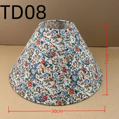 MUZHAN | E27 Round Flax Fabric Lampshade