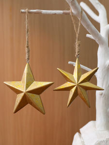 Mặt Dây Chuyền Gỗ Mới Màn Hình Cửa Sổ Trang Trí Lễ Hội Gió Cây Thông Treo Hạt Óc Chó Trang Trí Lễ Hội