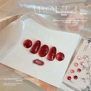 Kasi | Rose Glitter Cat Eye Nail Gel Pink