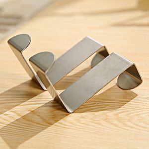 2PCS Stainless Steel Wall Door Hook Hanger Home Kitchen Coat Hooks Holder for Organizing