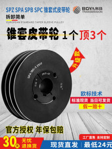 Small Motor Belt Wheel Cone Sleeve Belt Disk Double Groove Single Groove Triple Groove Cast Iron Standard Component