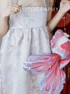 Chinese Style Morning Robe Wedding Photo Prop Goldfish Lamp Ancient Fashion Film Studio Photography Material Kit