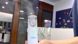 SCUDOS Nebulizer Portable Mesh Alat Uap Bantu Pernafasan Asma Inhalasi/alat Nebulizer Anak/Cocok Untuk Anak Anak Dan Orang Dewasa/ USB N6 Asli