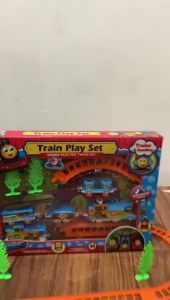 Mainan Anak TRAIN PLAY SET GAUGE ELECTRIC TRAIN SET Kereta Lokomotif