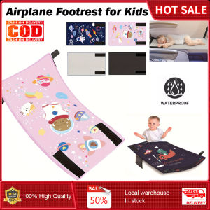 Kids Airplane Bed Breathable Children Airplane Seat Extender Portable Planes Foot Rest Travel Essentials Airplane Foot Hammock