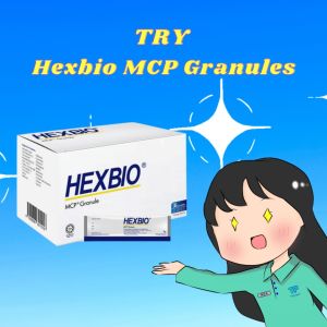 HEXBIO MCP GRANULE ORANGE PROBIOTIC FLAVOUR 45S/10S