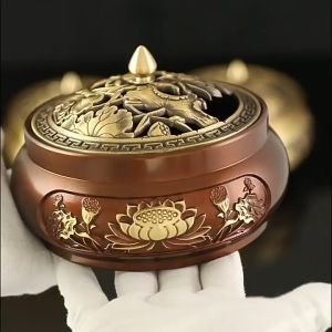 LƯ HƯƠNG XÔNG TRẦM CỠ ĐẠI ĐÚC ĐỒNG NGUYÊN KHỐI HOA VĂN TINH XẢO Lư Hương Chống Cháy Cho Trầm Nụ Lư Hương Đồng Cao 12Cm Trọng Lượng 1.4Kg Đồ Dùng Xông Trầm Hương Tại Việt Nam - Lazada