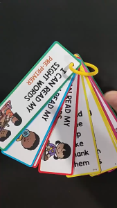 ร้านอยู่กทม.16ใบ บัตรคําศัพท์ภาษาอังกฤษสําหรับเด็กอนุบาล Flashcardsภาษาอังกฤษ2ด้าน ของเล่นเพื่อการศึกษา