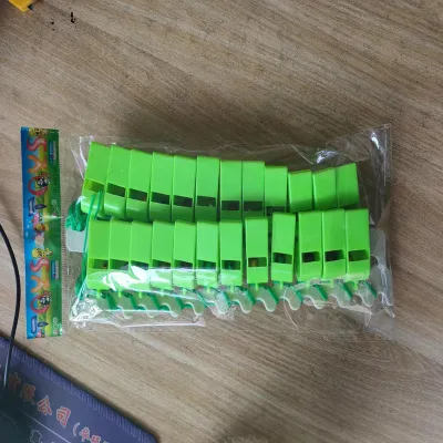 24pcs Sporting Goods Plastic Whistle Colorful Cheer Referee Whistle Fan Whistle