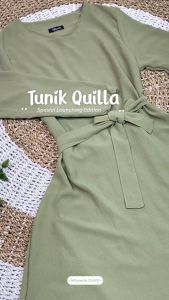 Tunik Quilla Cringkle Airflow Premium Armani Model Terbaru 2023 Free Gift