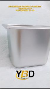Food pan stainless Ukuran 1/6x15cm / Wadah bumbu makanan / wadah sayur