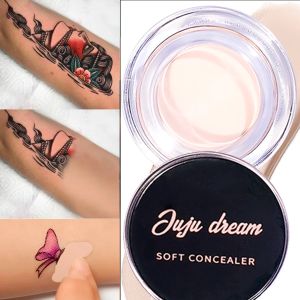 Full Coverage Waterproof Concealer – Hides Tattoos Scars & Blemishes Natural Matte Foundation for All Skin Tones Long-Lasting