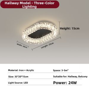 FANZHEN | Italian Minimalist Luxury Crystal Full Spectrum Ceiling Light