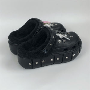 รองเท้าแตะส้นหนาสำหรับผู้หญิง สไตล์ Y2K ทรงหัวแหลม ทรงหัวมน รองเท้าแตะแบบสวมสบาย รองเท้าแตะแบบสวมหัว รองเท้าแตะแบบสวมหัว