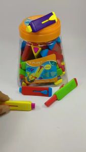 Gôm Chì Có Nắp Đậy Nhiều Màu Tẩy Siêu Sạch CANDY EX1303- Chất Lượng Cao