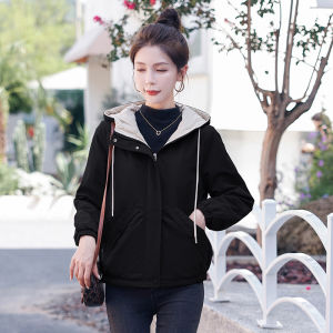 Ladies Thickened Fleece Lined Cotton Jacket 2025 Winter New Style Slim Fit Popular Parka Short Outerwear for Small Figures